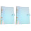 2Pcs Flexible Plastic Notepad Covers Multi Color Book Protection Tool 3