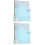 2Pcs Flexible Plastic Notepad Covers Multi Color Book Protection Tool 6
