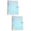 2Pcs Flexible Plastic Notepad Covers Multi Color Book Protection Tool 8