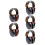 5Pièces Casques Anti-Bruit ABS Protection Auditive Colorés Ajustables 8