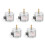 5Pcs Lightweight Silver 3-Speed Motor for Phonograph and Record Player 8