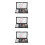 3Sets Assorted Color Eyebrow Powder Kit Durable Makeup Brow Brush Tool 7