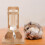 Durable Bamboo Chinchilla Bottle Stand Khaki Adjustable Holder 8
