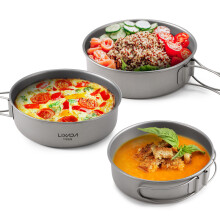 Titanium Foldable Dinner Bowl 70g 105x33mm