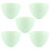 25Pièces Bols Silicone Vert Usage Cosmétique Outils De Salon 3