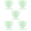25Pièces Bols Silicone Vert Usage Cosmétique Outils De Salon 9