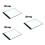 3Pièces A4 Lumière LED Table À Dessin Portable Noir Multicouche 10