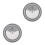 2Pcs Vinyl Record Stroboscope Disc White Acrylic Speed Detection Tool 10
