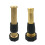 6Pcs Black Brass Hose Nozzle Set with 2 Adjustable Sprayers for Garden 2