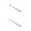 2Sets Portable White Resin Clarinet for Kids Beginner Practice 11