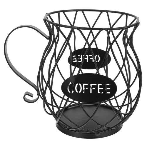 2 Pcs Holder Pot Coffee Storage Rack Fruit Basket Pod Organizer 1