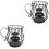 2 Pcs Holder Pot Coffee Storage Rack Fruit Basket Pod Organizer 3