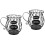 2 Pcs Holder Pot Coffee Storage Rack Fruit Basket Pod Organizer 4