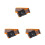 3Pcs Adjustable Luggage Straps Multi Color Lock for Travel 4