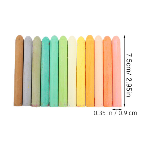144Pièces Craies Solubles Multicolores Pour Tableau Et 1