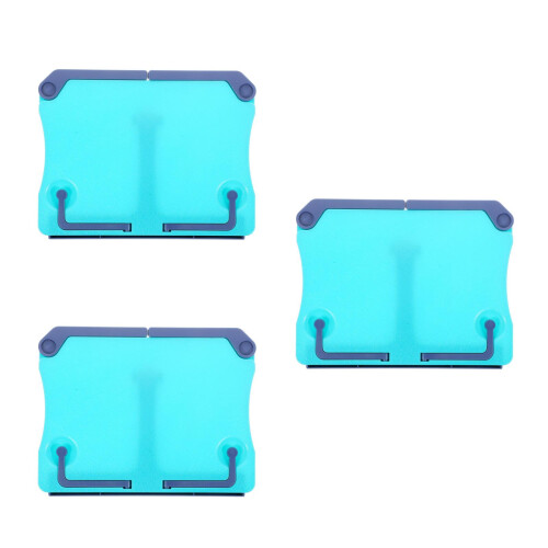 3Pcs Foldable Portable Reading Stand Sky-Blue for Kids Correct Posture 1