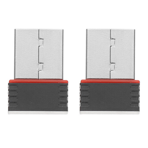 4Pcs Wireless Dongle USB Black Usb2.0 Strong Penetration WiFi Adapter 2