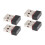 4Pcs Wireless Dongle USB Black Usb2.0 Strong Penetration WiFi Adapter 6