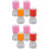 8Pcs Plastic Photosensitive Teacher Stamper Assorted Color Reward Tool 10