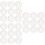 600Pcs Home Use Disposable Bath Caps White Waterproof Shower Hats 8