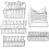 15Pcs Multigrid Grey Underwear Organizer for Closet Socks Bras Storage 3