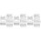 15Pcs Multigrid Grey Underwear Organizer for Closet Socks Bras Storage 6