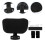 3Sets Lift Adjustable Office Chair Head Pillow Black Neck Support 10