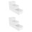 6Pcs White Bamboo Cutlery Storage Box Tableware Stackable Organizer 5