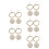 10Pcs Multi-Color Plastic Dollhouse Mini Lights for DIY Room Decor 4