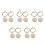 10Pcs Multi-Color Plastic Dollhouse Mini Lights for DIY Room Decor 5
