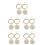 10Pcs Multi-Color Plastic Dollhouse Mini Lights for DIY Room Decor 7