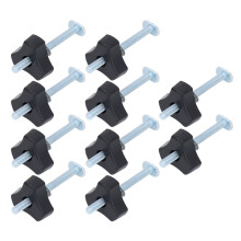 10 Sets Stainless Steel T Track Knobs M8x100mm Bolt Nut Washer Kit
