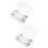 2Sets Toddler Spoon Fork White Lightweight Baby Feeding Tools for Kids 8
