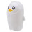 2Pcs Tiny Penguin Desktop Trash Can Cute Plastic Table Bin with Lid 2