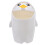2Pcs Tiny Penguin Desktop Trash Can Cute Plastic Table Bin with Lid 3