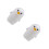 2Pcs Tiny Penguin Desktop Trash Can Cute Plastic Table Bin with Lid 6