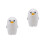 2Pcs Tiny Penguin Desktop Trash Can Cute Plastic Table Bin with Lid 8