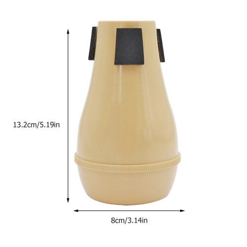 2Pièces Sourdine Trombone En ABS Atténuation 1