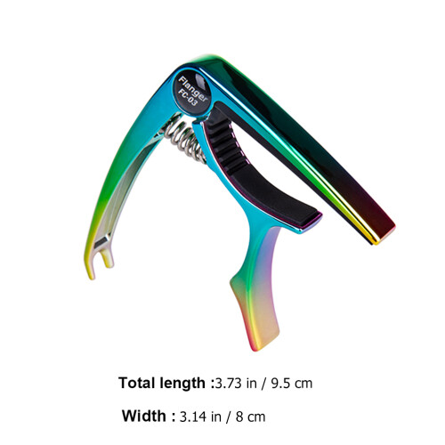 2Pcs Durable Metal Ukulele Capo Tone Clamp Multi-Color 1