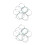 2Sets Guzheng String Set Metal Wire Assorted Color Pure Tone Durable 6