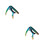 2Pcs Durable Metal Ukulele Capo Tone Clamp Multi-Color 11