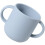 2Pcs Baby Transition Cups Blue Soft Silicone Toddler Drinking Trainer 8