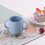 2Pcs Baby Transition Cups Blue Soft Silicone Toddler Drinking Trainer 10
