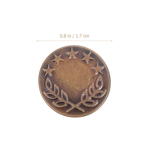2 Pieces Adjustable Metal Buttons Baby Accessories 1