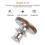 2 Pieces Adjustable Metal Buttons Baby Accessories 6