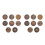 2 Pieces Adjustable Metal Buttons Baby Accessories 10