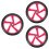 3Pièces Roues Flexibles En PU Pour Fauteuil 7