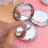 20Pcs White Travel Pocket Compact Mirror Double Side Makeup Cosmetic 5