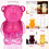 4Pcs Creative Transparent Bear Cocktail Glasses for Bar Restaurant Use 6