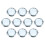 20Pcs White Travel Pocket Compact Mirror Double Side Makeup Cosmetic 11